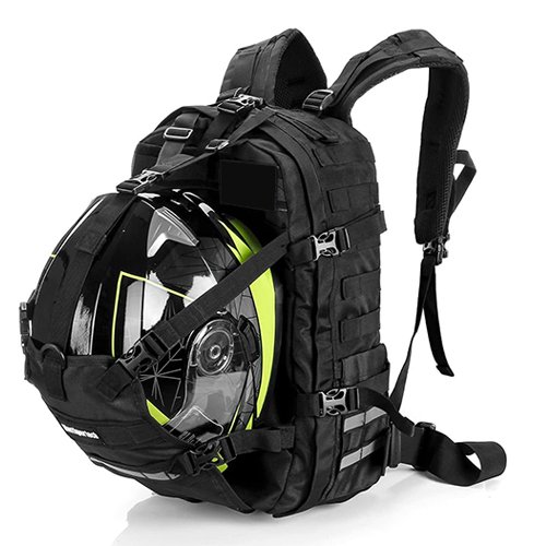 Backpack for Motorcycle Cycling, Large Capacity Waterproof Helmet Holder, Helmet Storage Bag