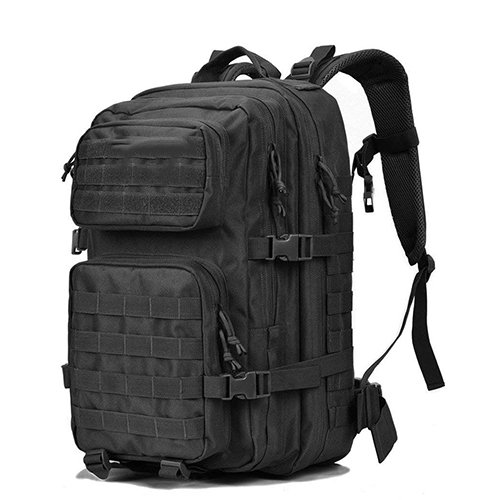 military tactical backpack, 40L, durable and water-resistant, Molle system, compatible with hydration bladder