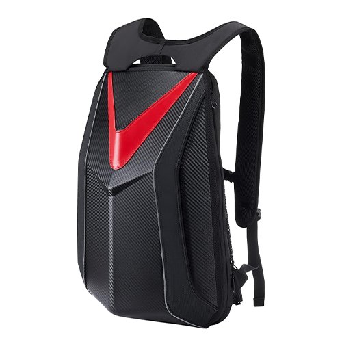 Motorcycle Backpack, Hardsheel Backpack, Expandable Large Capacity,Water Resistant Lightweight