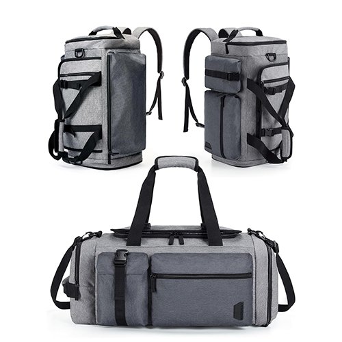Sports Duffel Backpacks for Traveling, Weekender Overnight Bag with Shoe Laptop Compartment