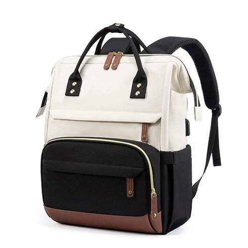 Laptop Backpack for Women, 15.6 Inch Work Business Backpacks Purse with USB Port, Large Capacity