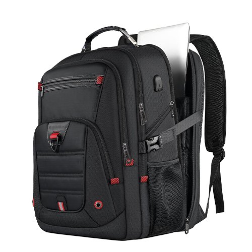 Extra Large Business Backpack, TSA Backpack 17.3 Inch, 50L Anti Theft for Men & Women, Water Resistant with USB Port
