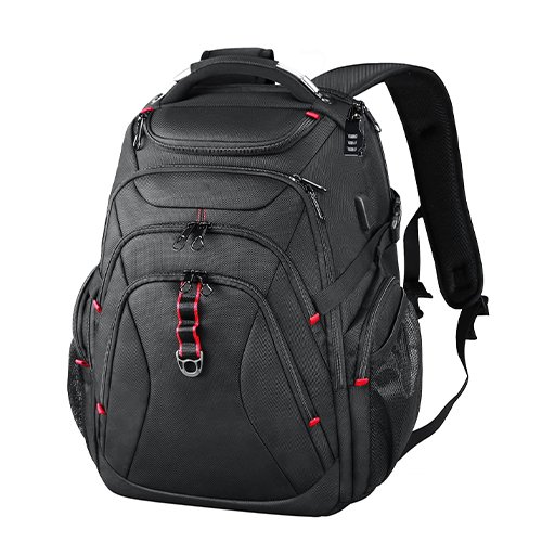 Business Backpack 17.3 Inch XL for Men & Women, with Hard Shell Saferoom RFID Pockets, water-repellent