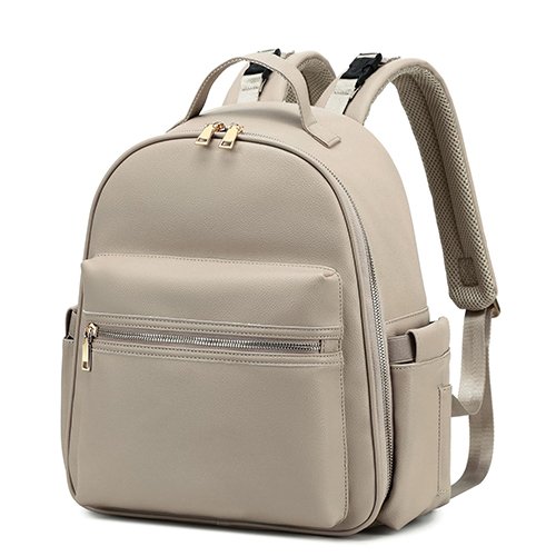 Small Diaper Backpack with Stroller Buckle, Mini Cute Nappy Bag with Insulated Pockets