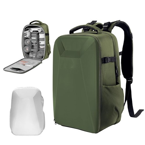 designed for different brands of DSLR SLR Mirrorless cameras, Full open design Front fully opened flap designed with the hard shell,Camera bag with 2 internal accessory pockets,Ergo