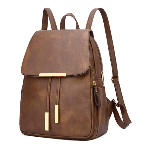 Artificial Leather Women Backpack