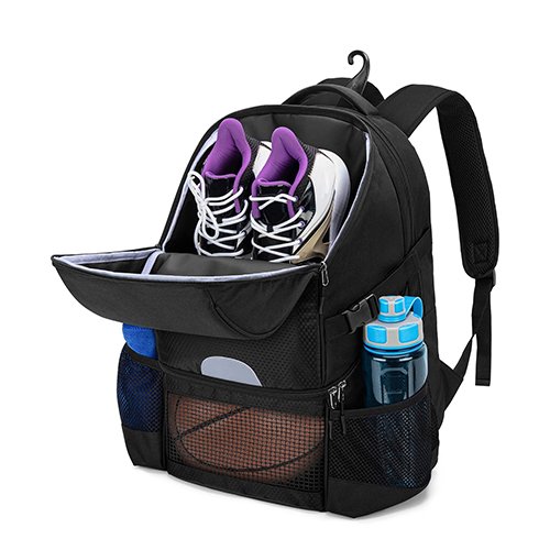 Black Basketball Backpack