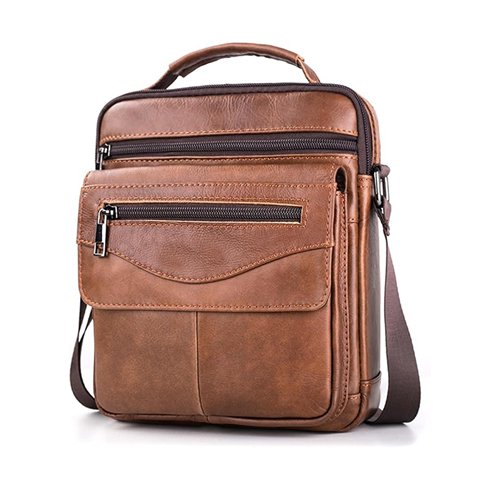 Brown Men Bag