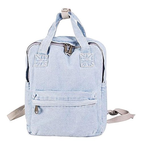 Denim Laptop Backpack
