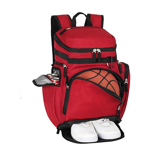 Red Basketball Backpack