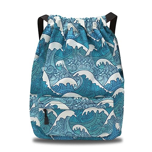 Sturdy Nylon Drawstring Backpack
