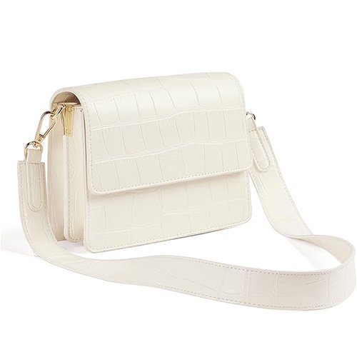 White Flap Bag