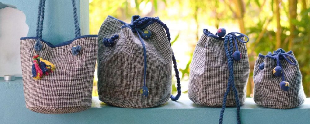 High-quality Cotton Bucket Bag
