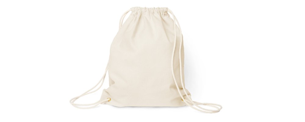 Cotton Drawstring Backpack