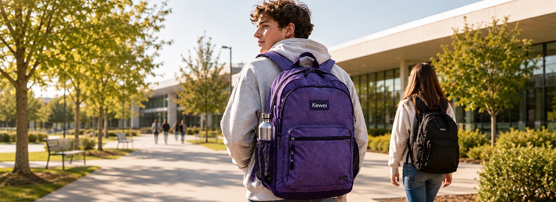 Custom school backpack for wholesale retail buyers
