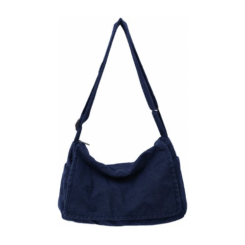 canvas message sling bag