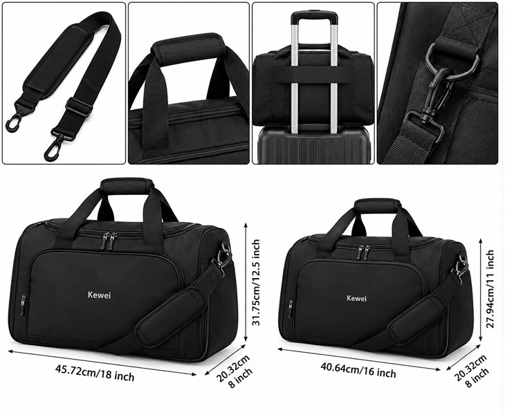 travel bag size